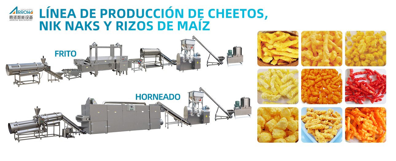 Línea de producción de Kurkure / Cheetos / Nik Nak / Corn Curls