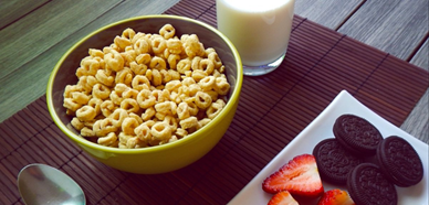Cereales para el desayuno, sistema de producción de copos de maíz