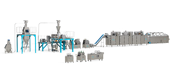 Línea de proceso de aperitivos de pellet