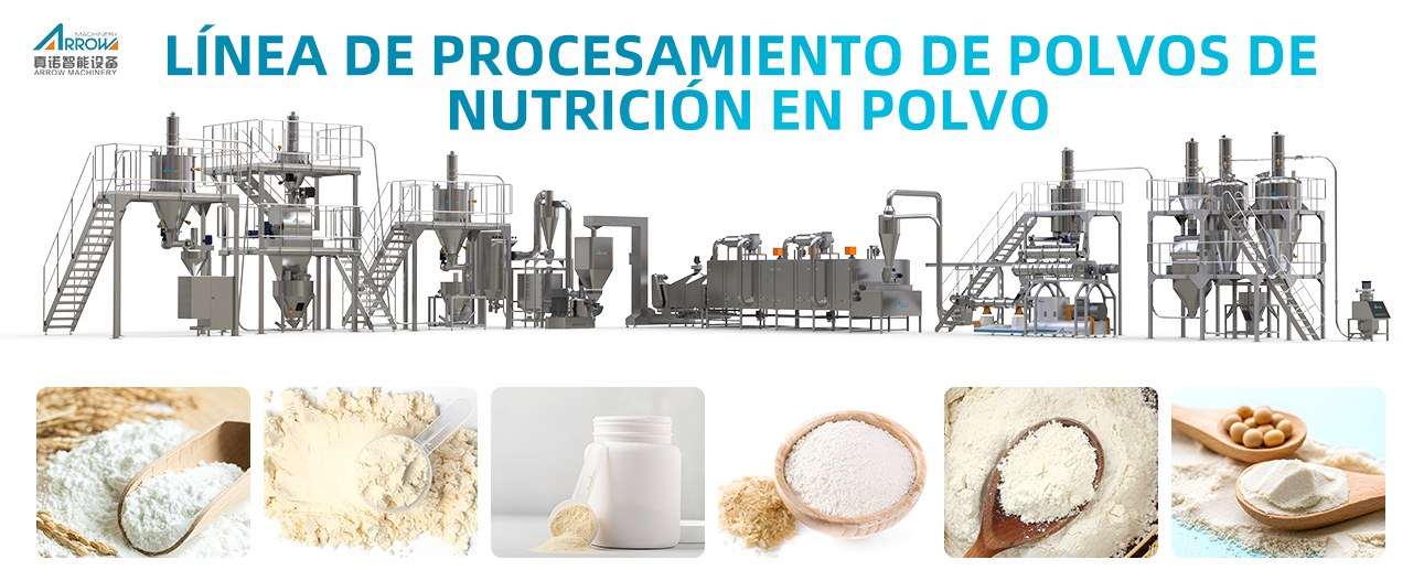 Línea de producción de polvo nutricional y arroz para bebés