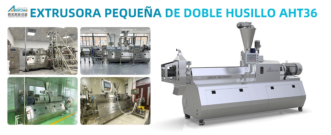 Extrusora experimental de doble tornillo AHT36